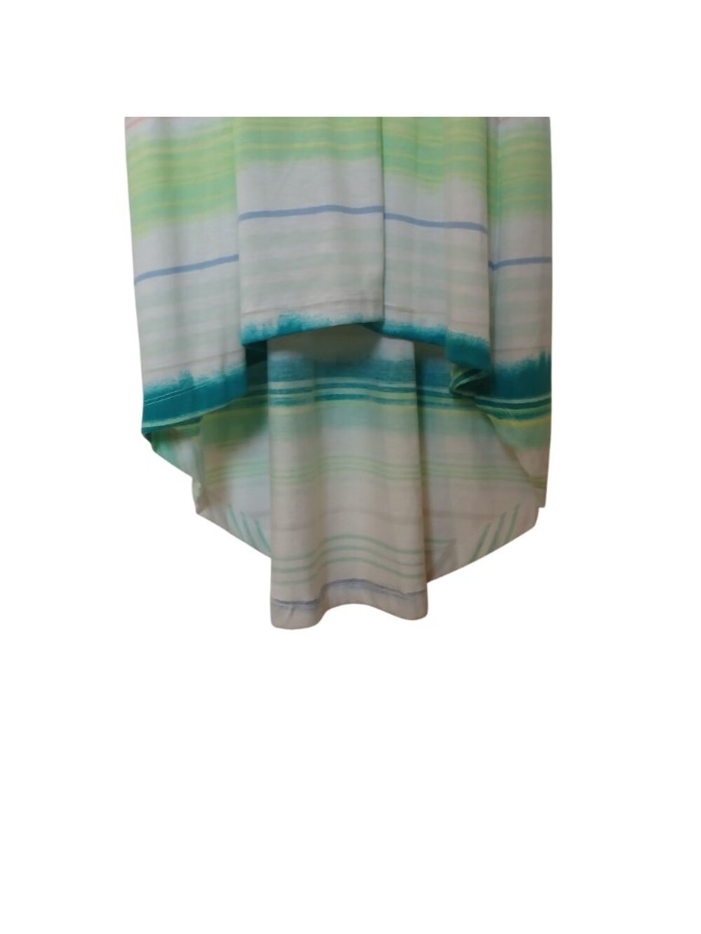 Sonoma Goods For Life Womens PS Striped Sleeveless Maxi Dress HiLow TieWaist I-2 - Picture 6 of 7